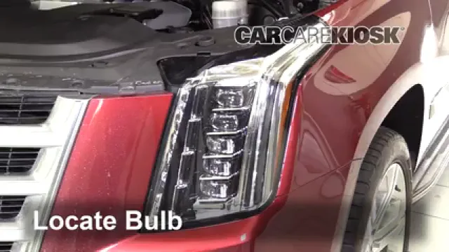 2016 Cadillac Escalade ESV Luxury 6.2L V8 FlexFuel Lights Daytime Running Light (replace bulb)